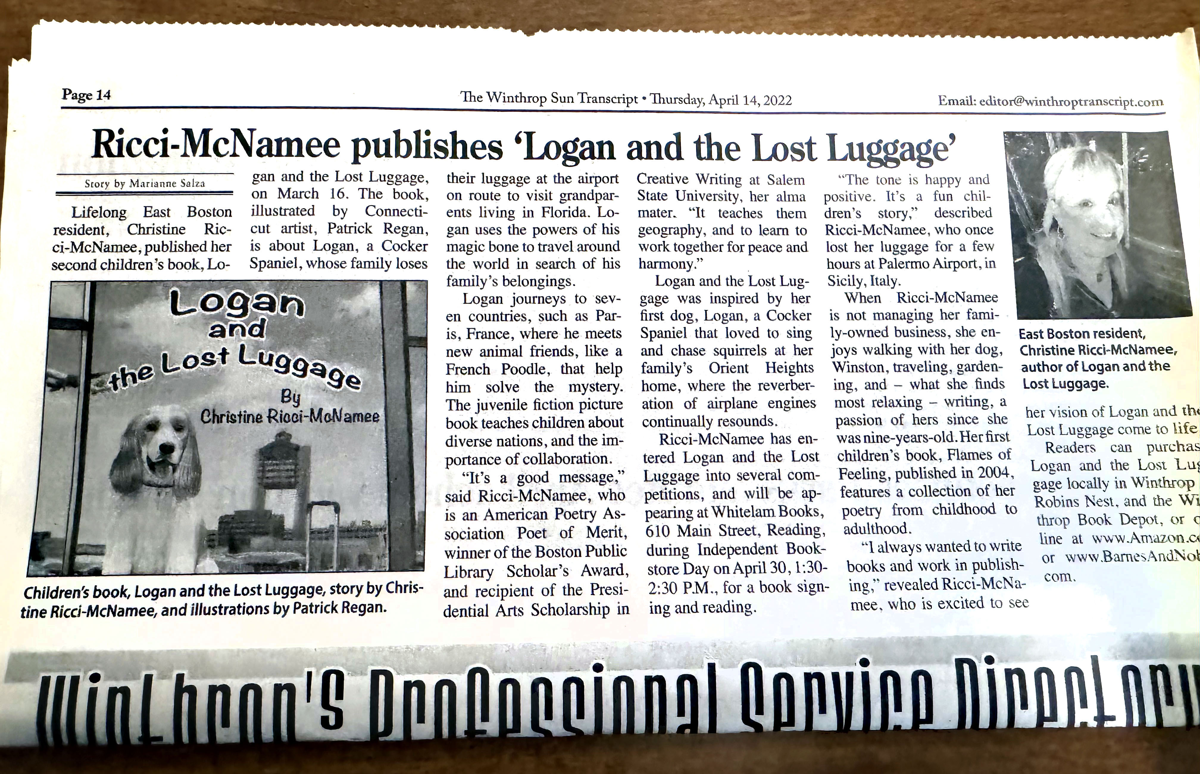 The Winthrop Sun Transcript, April 14, 2022